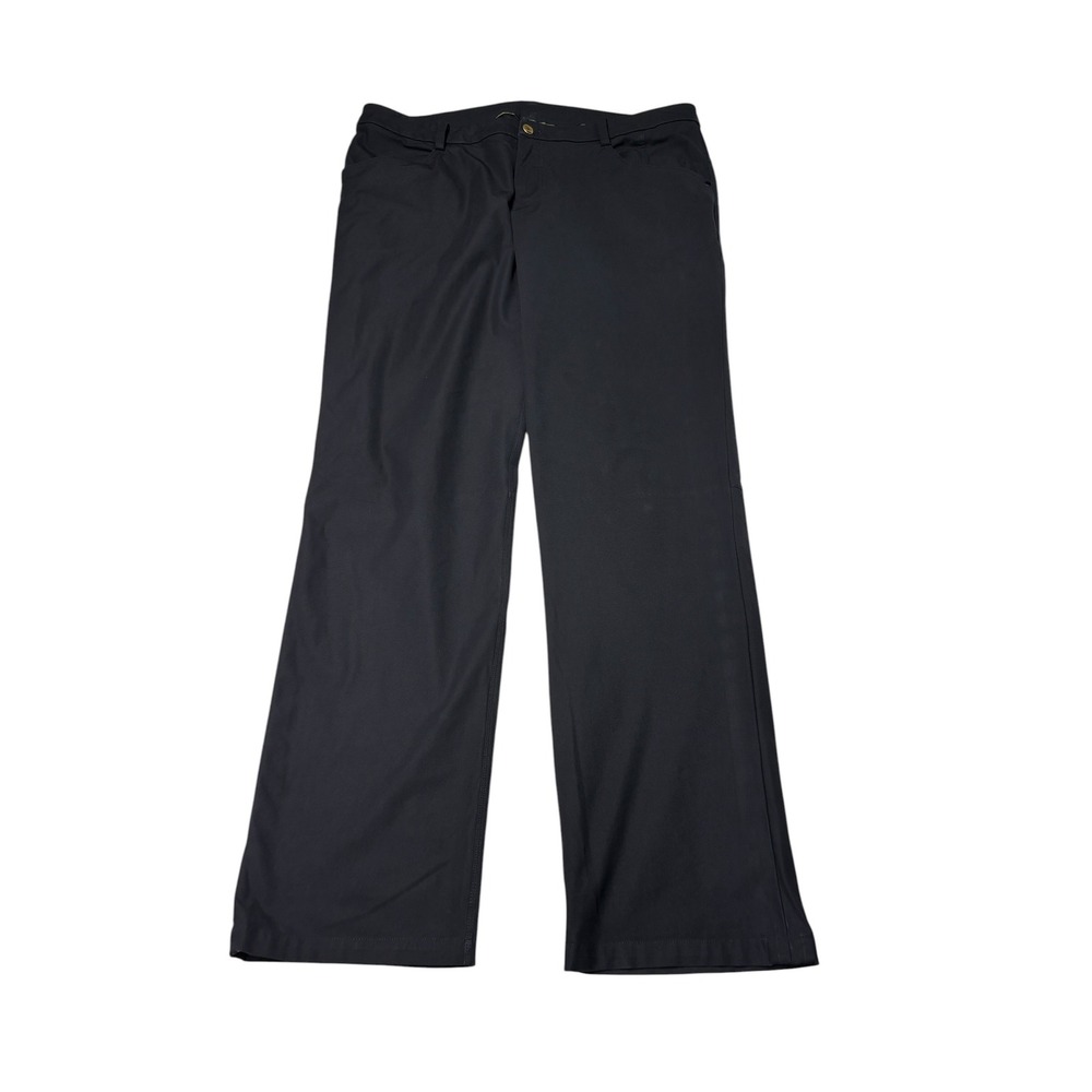 Lululemon Mens ABC Wide Leg 5-Pocket Pants Black Technical Trousers 39x32